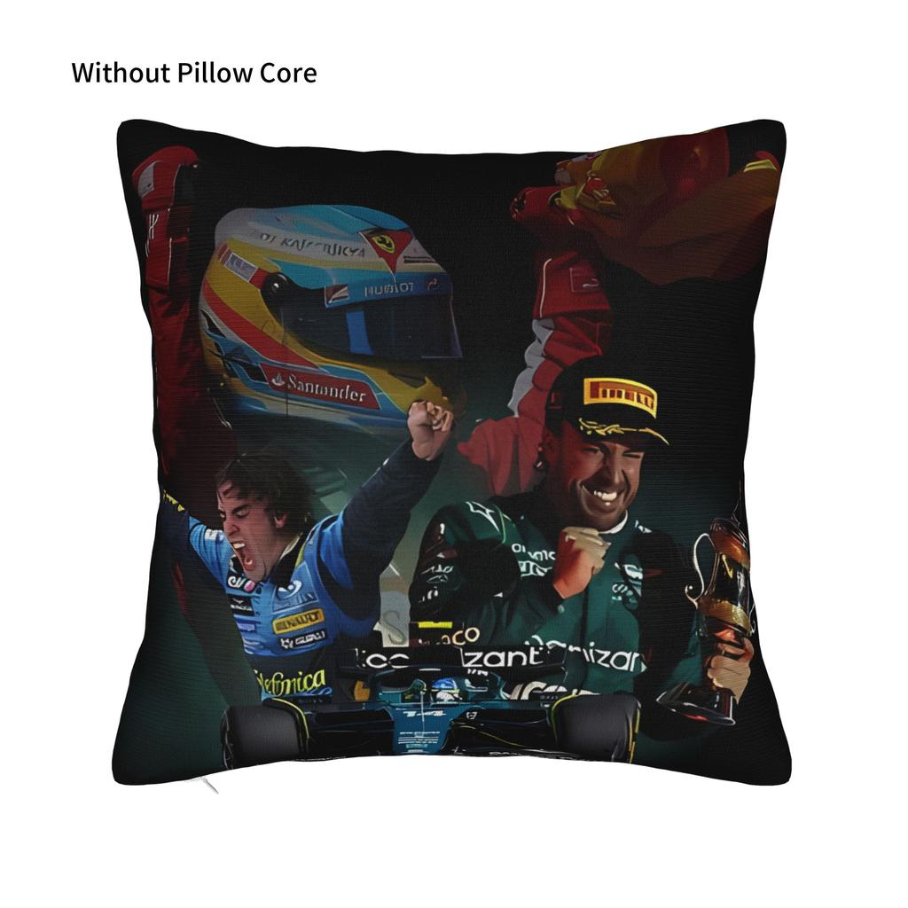 Fernando Alonso Fernando Alonso Coffee Decorative Pillowcases for Cozy Fernando Pillow Cover Zipper Closure