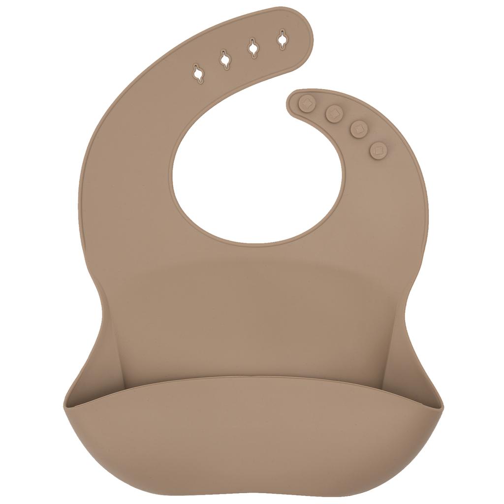 Color Kids 1PCS Silicone Baby Bibs Waterproof Feeding Accessories Food Grade Drool Bibs Newborn Burp Cloth Baby Accessories