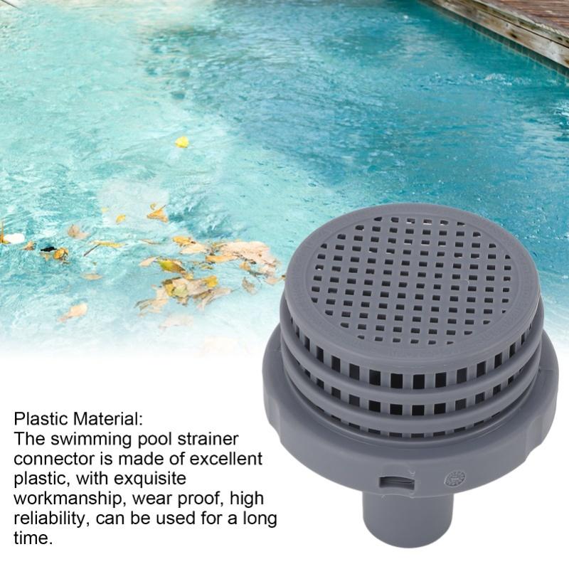 2PCS Pool Strainer Connector 11070 11072 Plastic Swimming Pool Water Jet Connector Replacement For Intex 25022E