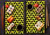 Glass Cutting Board 2X 30X52 Pattern