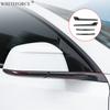 For Tesla Model Y Juniper 2025 Stainless Steel Rearview Mirror Anti-collision Strips Trim Rearview Mirror Anti-scratch Sticker