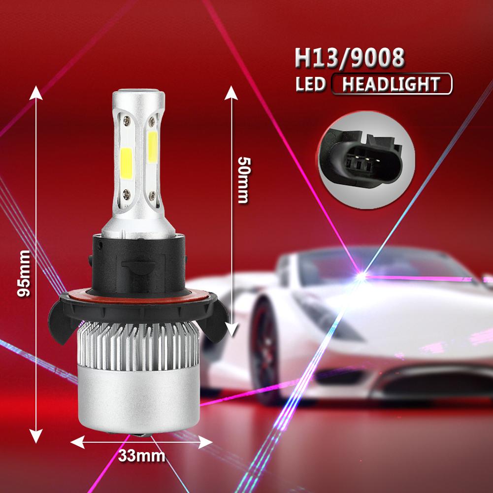 2Pcs Car Running Lamp H7 H1 H3 LED Driving Lights 9000LM 72W 6500K for Car Truck