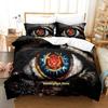 Worldeater Galaxy Eye Watercolor Artistic Eye Bedding Set Cartoon Anime Three-piece Set Adult Kid Bedroom Duvetcover Sets