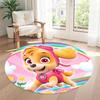 Paw Patrol Round Floor Mat Suitable for Living Rooms Game Room Study Room Bedrooms Antislip Round Carpet Decorate Offices Spiritual Gift