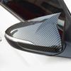 2X Carbon Fiber Car Rearview Mirror Cover Side Door Mirror Shell Decoration Trim for Hyundai Elantra AD 2016 2017