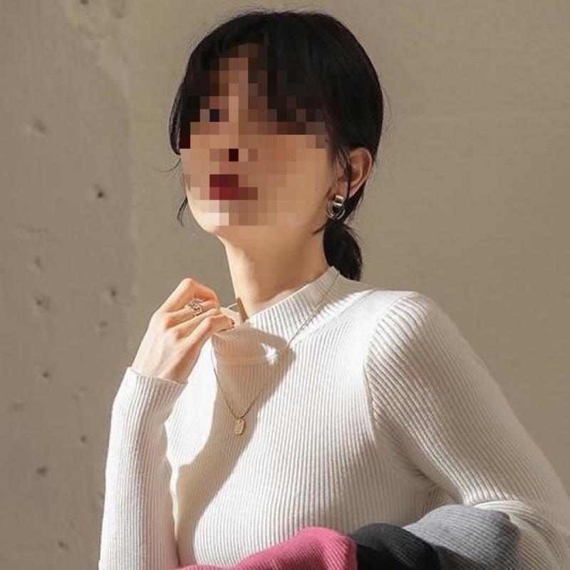 Women's Mink Velvet Turtleneck Sweater - Thick, One-Piece Winter Base Layer for 2025