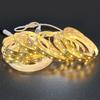 EU LED Dual Color Light Strip Kit, 24V 120 LEDs Bare Board Non-Waterproof, 15-Key Dimming, Bedroom Mirror Decorative Atmosphere Light