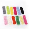Vibrant Korean Style Knitted Elastic Headbands for Baby Girls, Set of 25