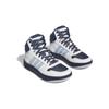 Adidas Hoops 3.0 Mid Comfortable Versatile Shock Absorbing Durable High-Top Skate Shoes Kids Sneakers White Blue Green IF7737
