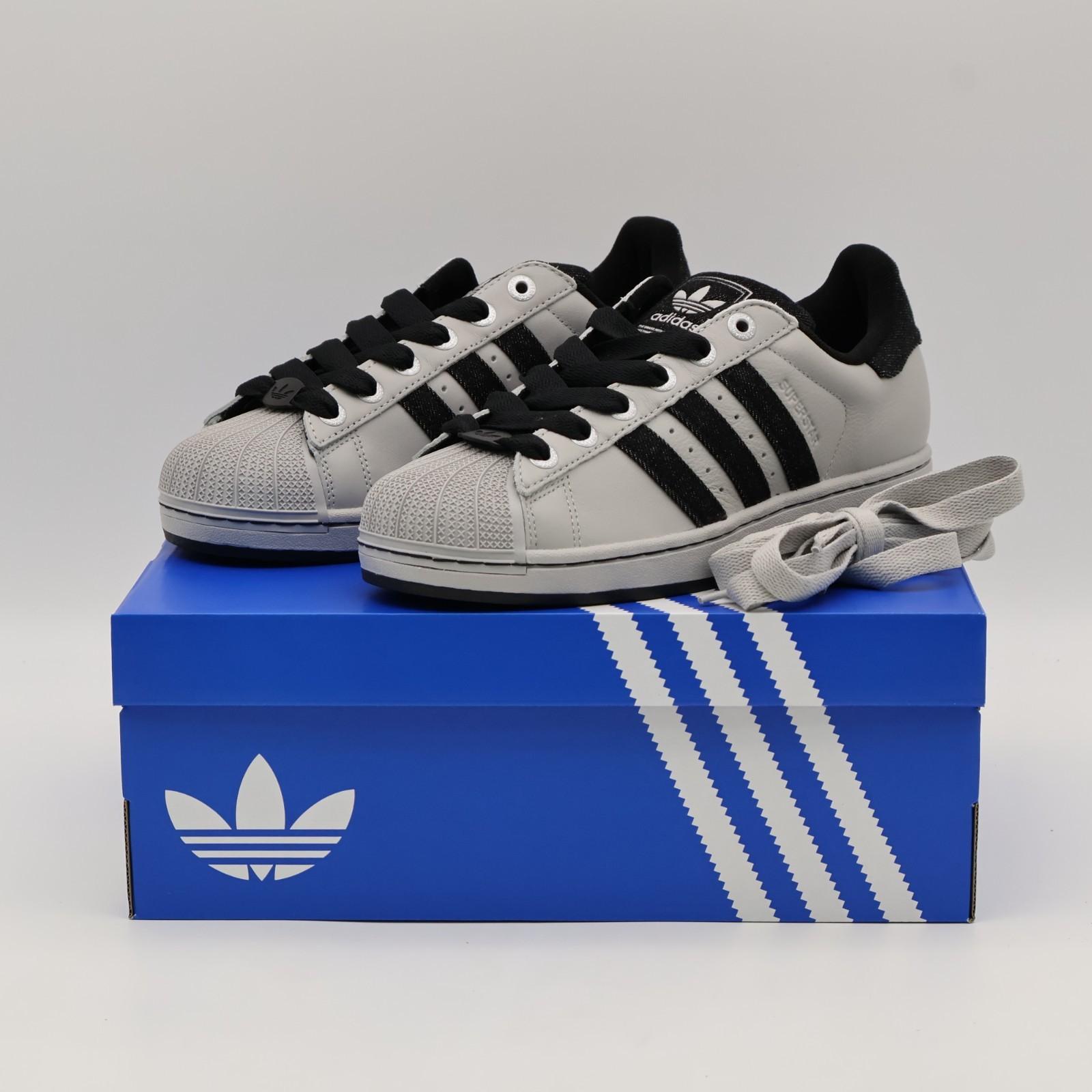 JP8760 adidas Originals Superstar 2 Grey Core Black Grey (Men s) 10