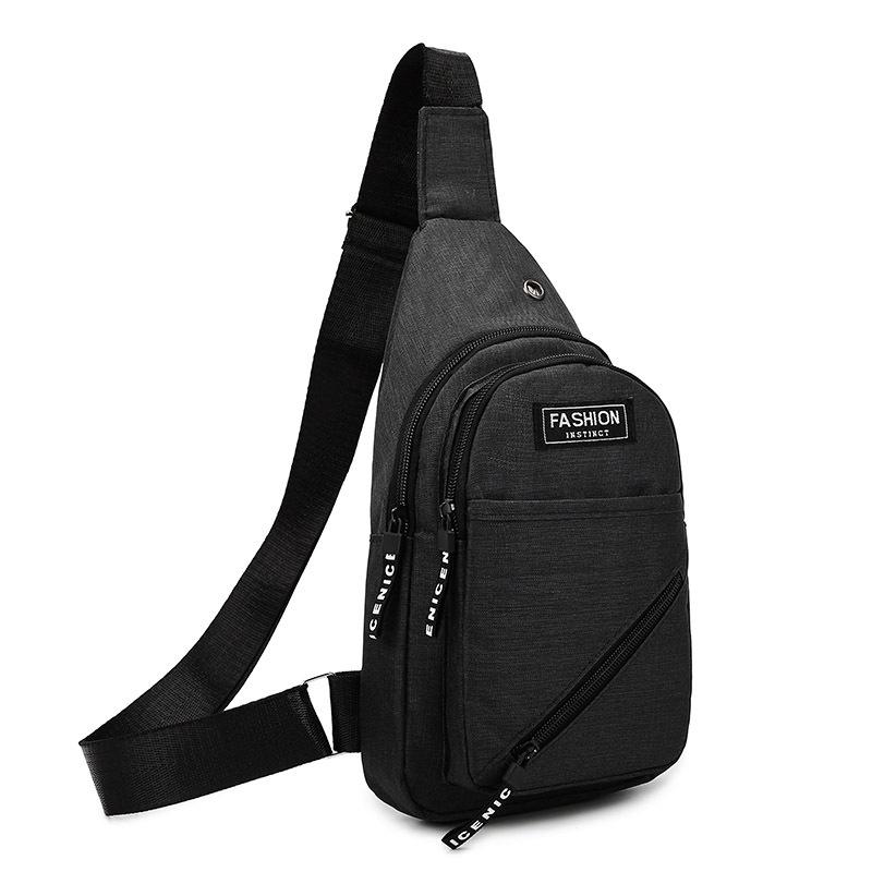Unisex Chest Bag Simple Storage Bag Lightweight Travel Small Backpack Crossbody Bag Fashion Casual Single Should Bags