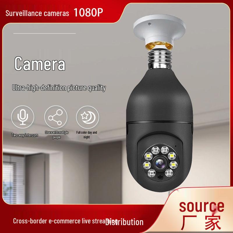2MP Wireless WiFi Security Camera Bulb with Mobile Phone Remote Access