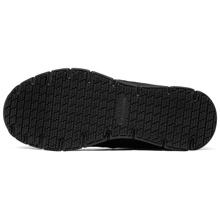 Skechers NAMPA SR Nampa Leather Low Top Casual Shoes Men's Black 77156-BLK