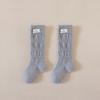 Kids Long Socks For Girls Spring Autumn New Cotton Children's Calf Socks Retro Solid Knee High Baby Child Girl Socks 1-12Years