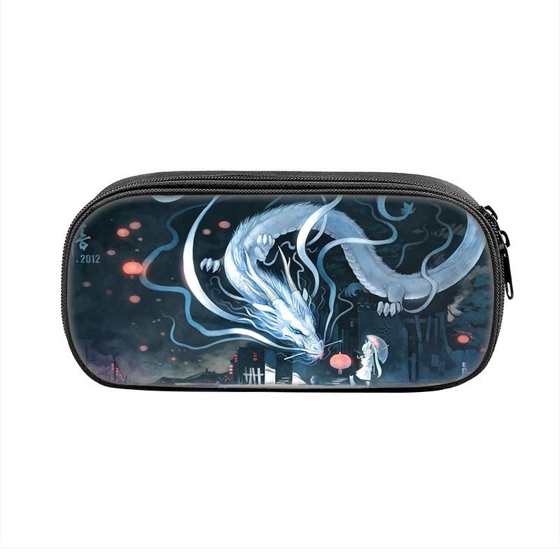 Hatsune Miku Pencil Case Miku Anime Surrounding Male And Female Students Large Capacity Stationery Case Pencil Case Bag