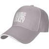 God Is Great Beer Is Good People Are Crazy Sandwich Cap Unisex Adult Baseball Cap Lightweight Hat