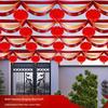 Chinese Wedding Wave Flag and Lantern Decor Set