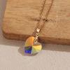 Aurora Heart Pendant Necklace - Multifaceted & Versatile Everyday Accessory