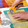 Cutter Blades Portable Wave Rotary Blades Convenient Cutter Replacement Blades Versatile Crochet Edge Rotary Cutter Blades Solid