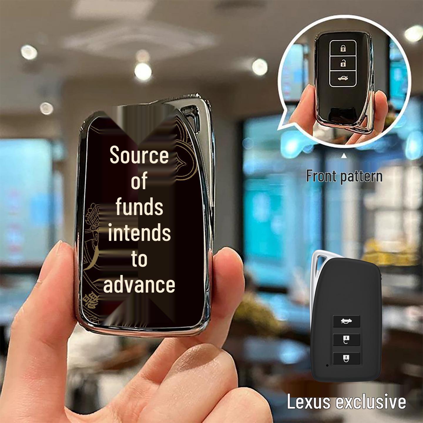 Lexus Key Case for ES200/ES300h/RX300/NX350h - Premium Shell with Buckle