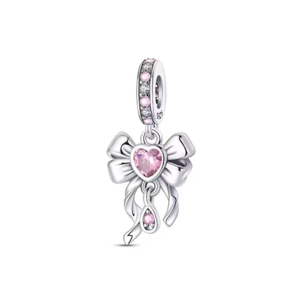 New Silve Red Heart Rudder Anchor Pendant Charm Bead Fit Original Diy Bracelet For Women Diy Fashion Jewelry Making