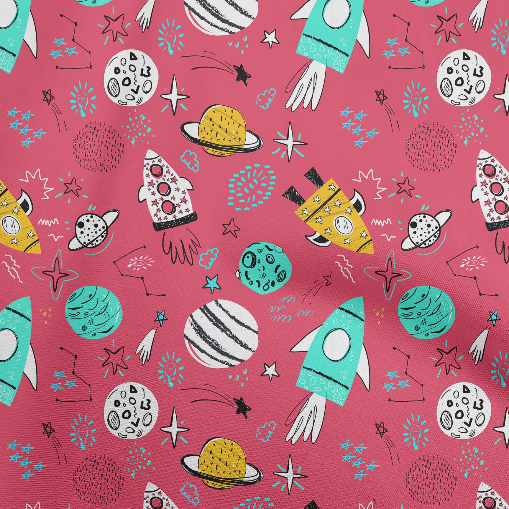 

OneOone Cotton Flex Grey Fabric Galaxy Quilting Suppliing Тканина для шиття з принтом у дворі 40 дюймів 42 Inch Wide - Viscose Chiffon рожевий