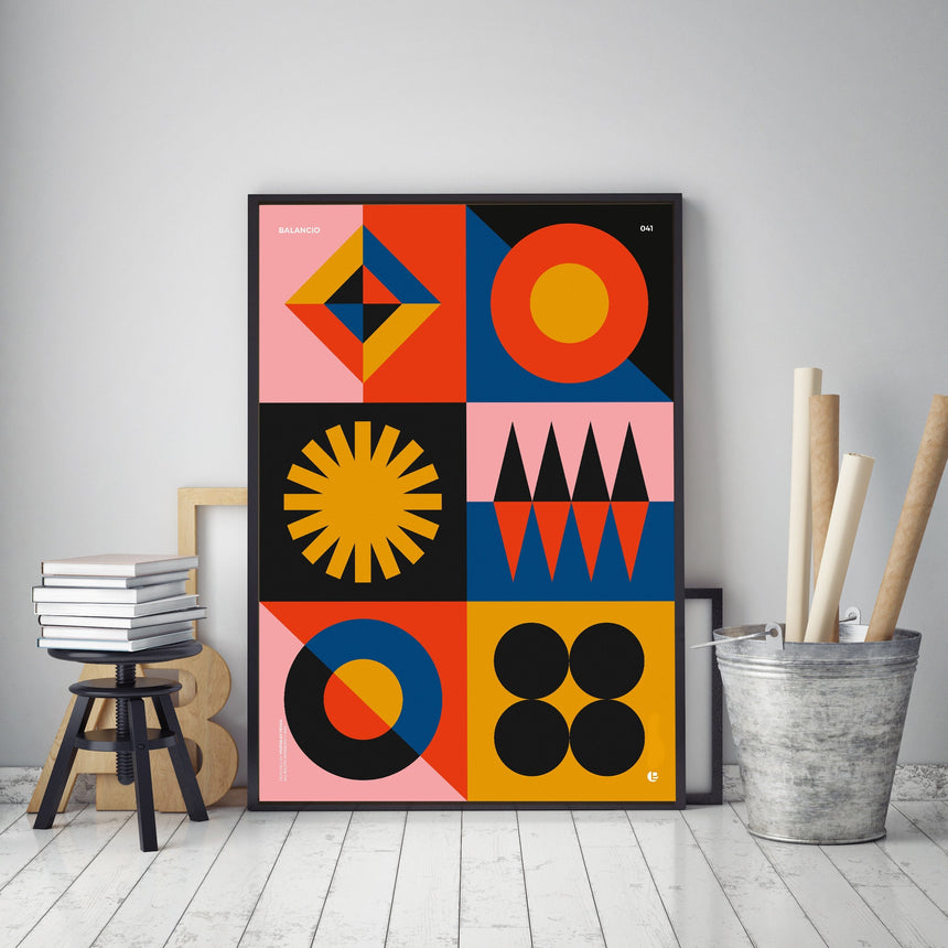 Colorful Geometric Figures Poster And Print Abstract Canvas Painting Nordic Wall Art Pictures for Living Room Home Decoration