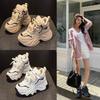Daddy shoes platform women's spring 2025 new casual fashion sports versatile trendy shoes muffin inner height-increasing women's shoes