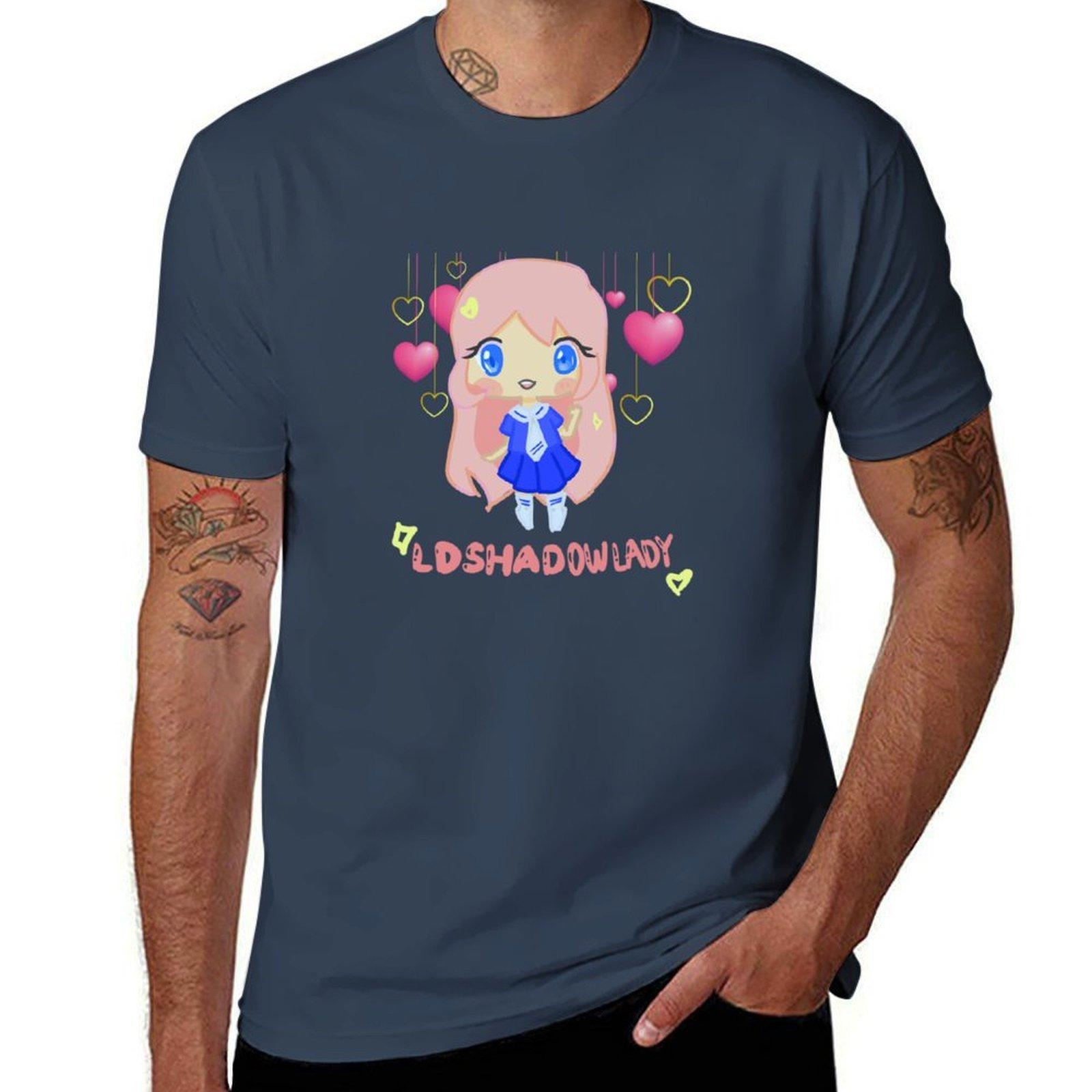 LDShadowLady TShirt Simple Casual Short Sleeve Cotton TShirt S