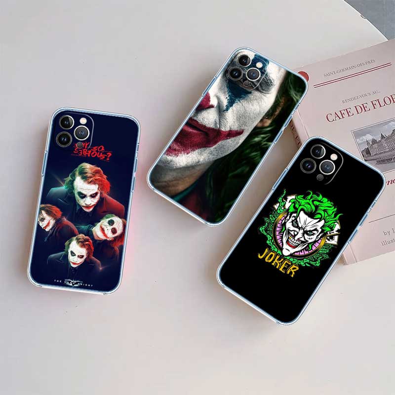 Joker Transparent Phone Case for Samsung Galaxy A04 A04S A14 A23 A34 A54 M23 M33 M52 M53