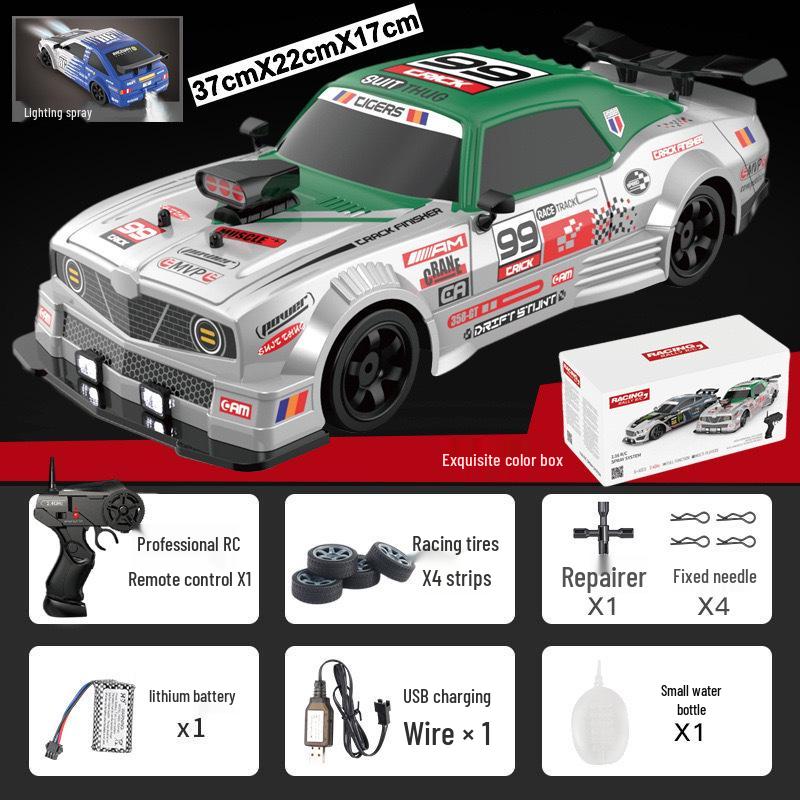 AE86 High-Speed RC Drift Car: Four-Wheel Drive Racing Toy GTR Model for Kids
