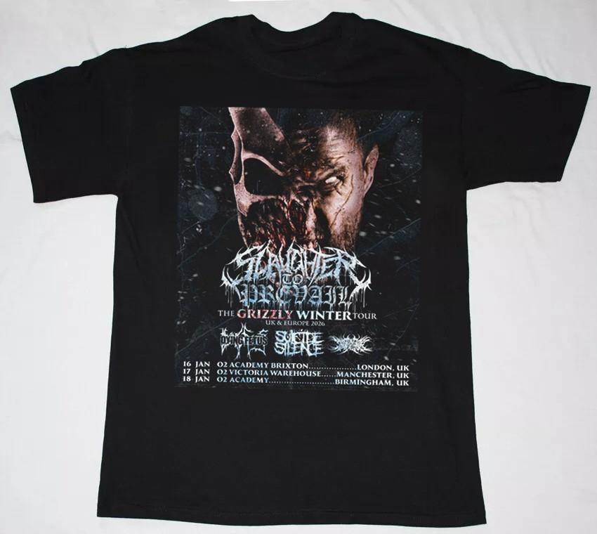 Slaughter To Prevail announce The Grizzly Winter Tour 2026 Black Shirt BL2006 S