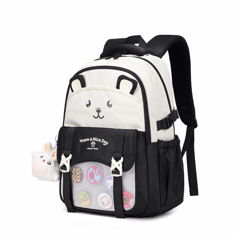 New Cute Cartoon Large-capacity Primary School 3-9 Grades Schoolbag Women's Pain Bag Fashionable Backpack
