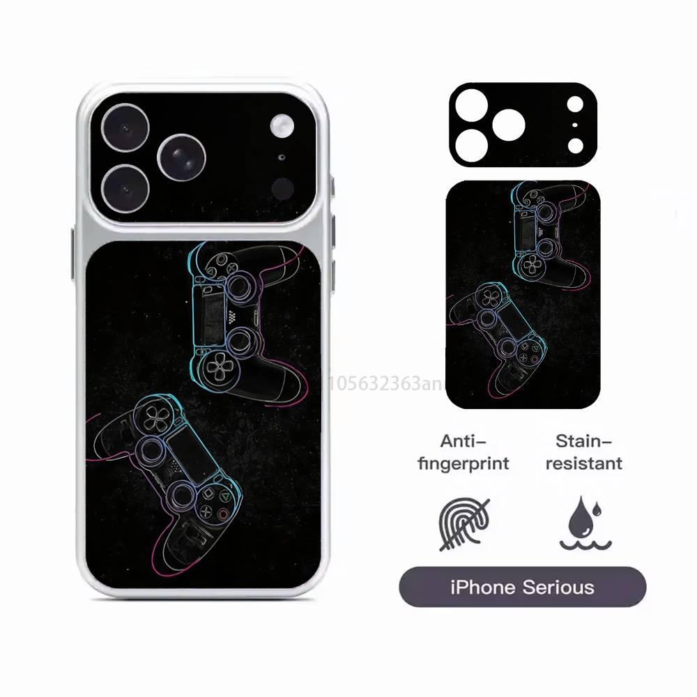 Game Console Gamepad Protective Sticker for iPhone 17 Pro 17 ProMax Full Body Back Cover Decal Skin