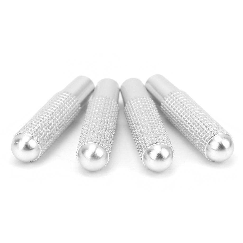 4 ST Bil Dörrlåsstift Aluminiumlegering Silver Ersättning för MercedesBenz Nya C E-klass