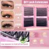 Diy Eyelash Set 800 Cluster 30d40d50d60d D Curl Segmented False Lashes