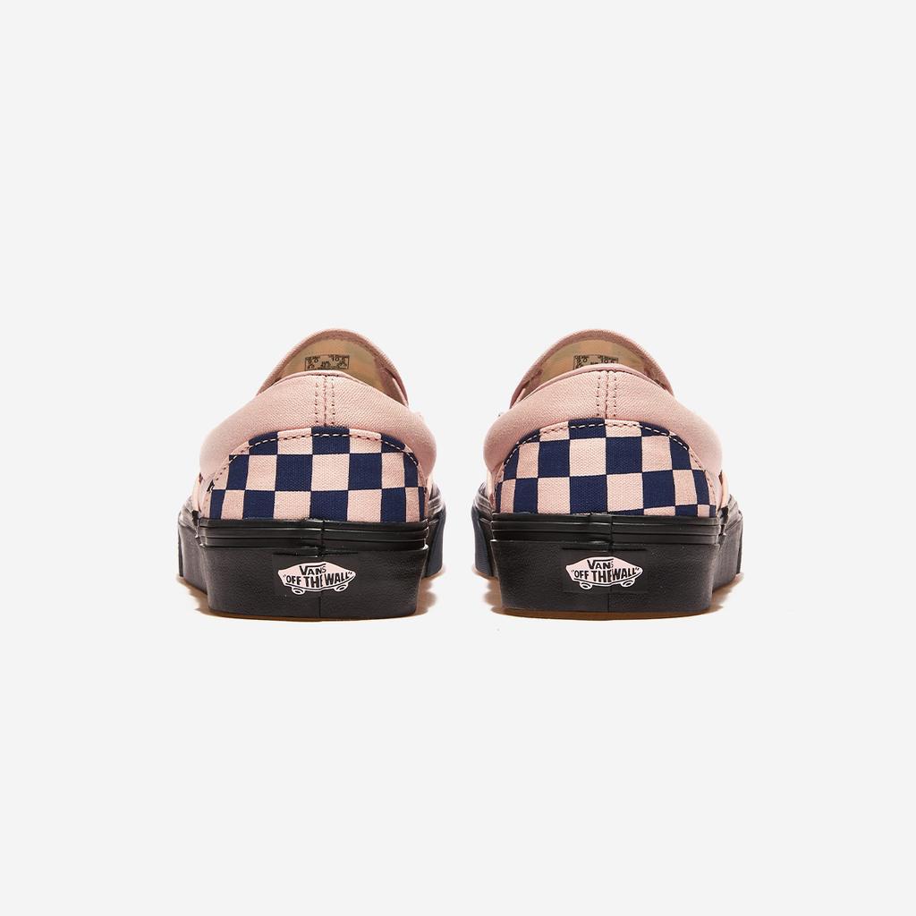 Vans Classic Slip-On - Checkerboard Navy/Pink [VN000EACGLE] [Shipped from Korea] 100% Authentic