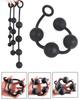 Anal Beads Anal Plug Big Anal Pearl Long Dildo 40mm Ball Anal Expansion Silicone Anal Dildo Anal Plug Anal Ball Anal Plug 4 Bead Shape Anal Blag For