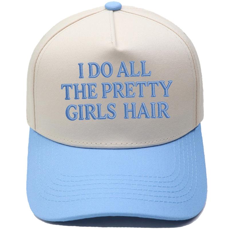 I DO ALL Fun Embroidery Color Matching Truck Driver Baseball Cap Men's and Women's Casual Shade Dad Hat