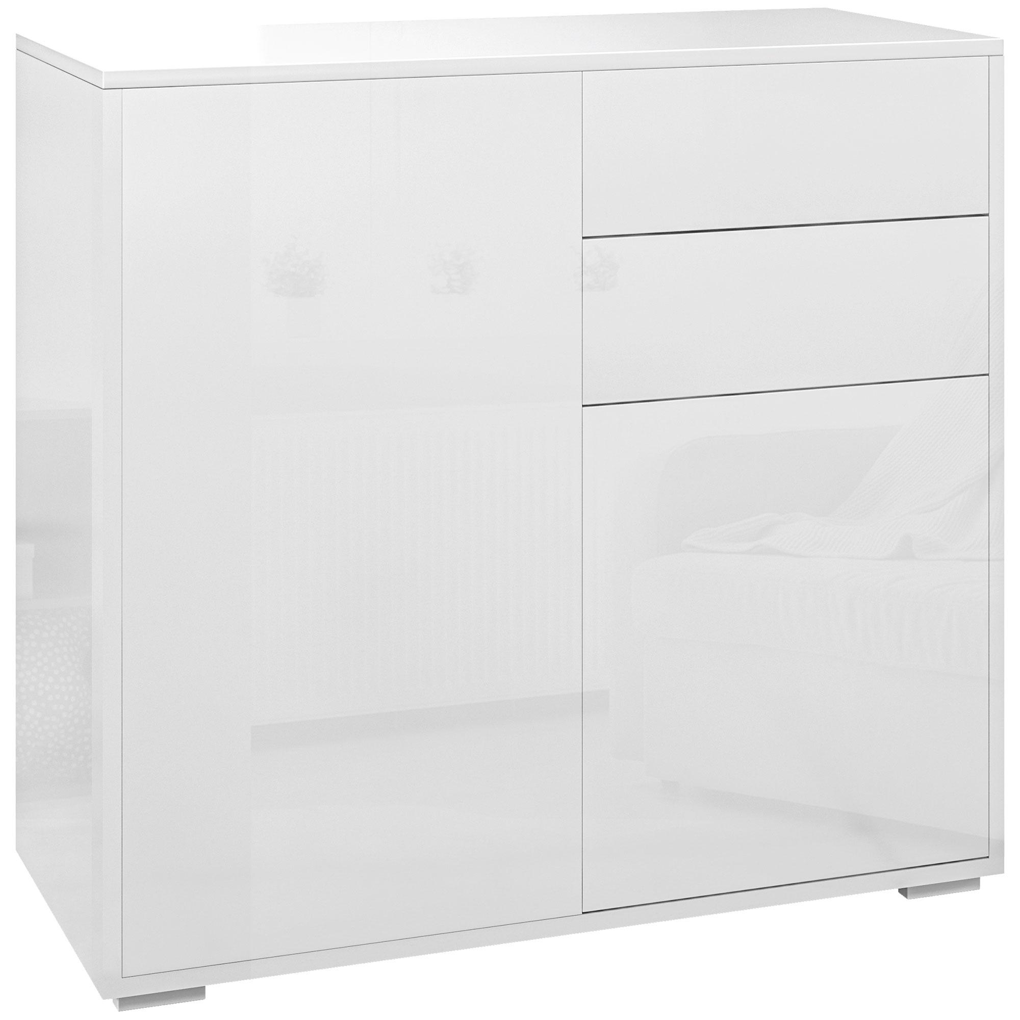 Kumode Sideboard Glabāšanas skapis 2 atvilktnes