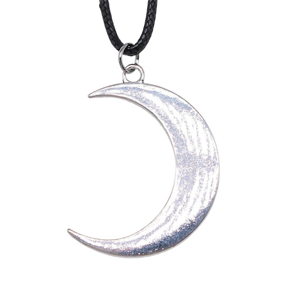 Pěticípá hvězda Slunce Měsíc Pentagram Nebeský přívěsek Starožitný bronzový kov Párový náhrdelník Trendy