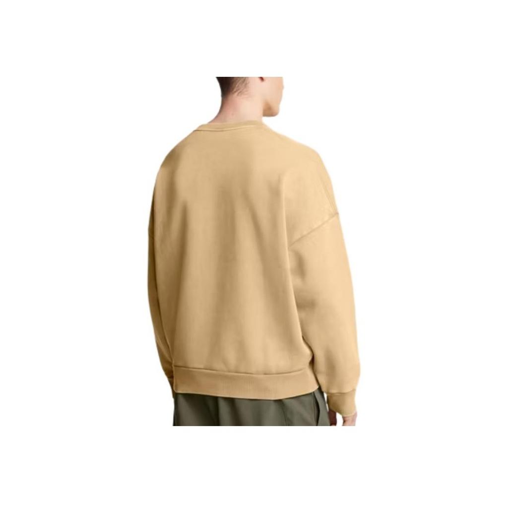 Under Armour Icon Crew Neck Comfortable Long Sleeve Sweatshirt Men sweatshirt Light-Brown 1386553-263