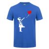 Floating Balloon Guys Banksy Theres Always Hope Fashion T Shirt For Unisex Male Short Sleeve O Neck Cotton Casual TShirt Tshirt