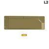 Gun Cleaning Mat Rifle Pistol Gun Mat With Magnetic Dots Non-Slip With Organizer Parts Tray Protective Workbench Mat