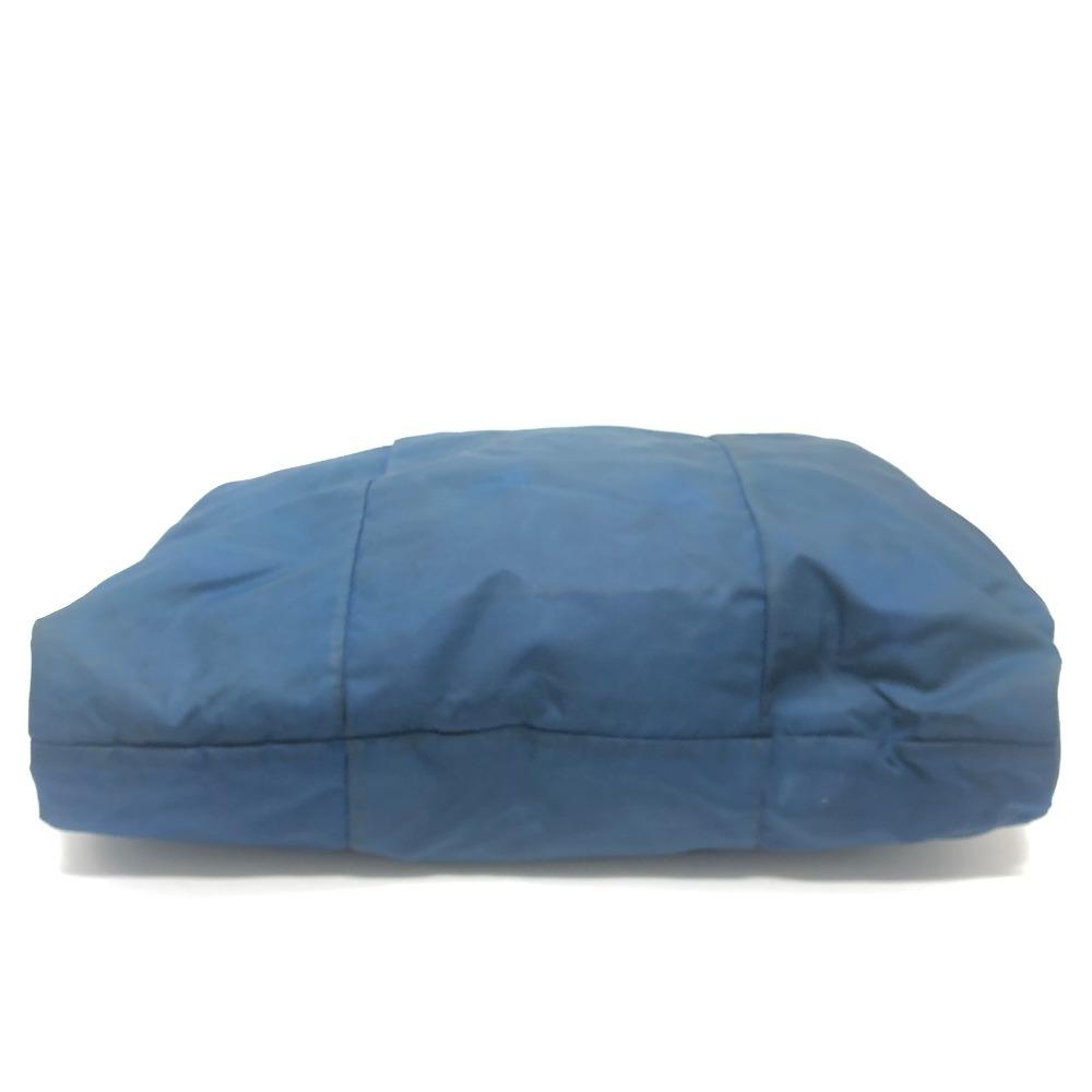 PRADA VA0677 Triangle logo Tote bag Nylon blue/SilverHardware