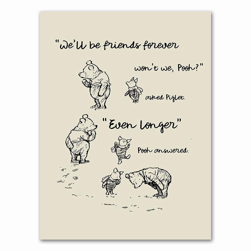 Bear cartoon simple family decorative painting  hight quality canvas painting Art Decor  No Frame
