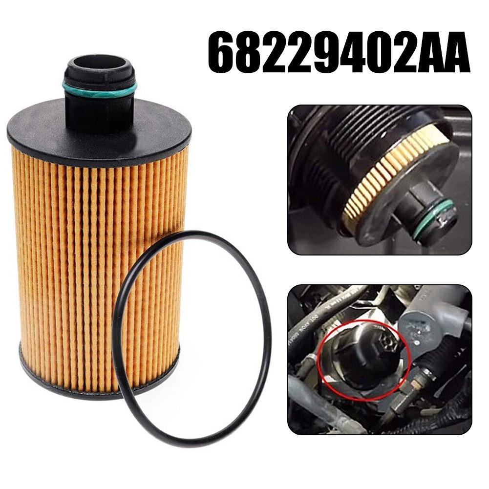 66 Mm Oil Filter Kit 68229402AA Diesel Oil Filter Direct Replacement Front