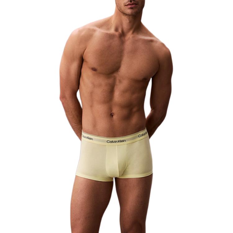 Calvin Klein Boxer a vita media Biancheria intima comoda Confezione da 5 Biancheria intima da uomo NB4230-VST