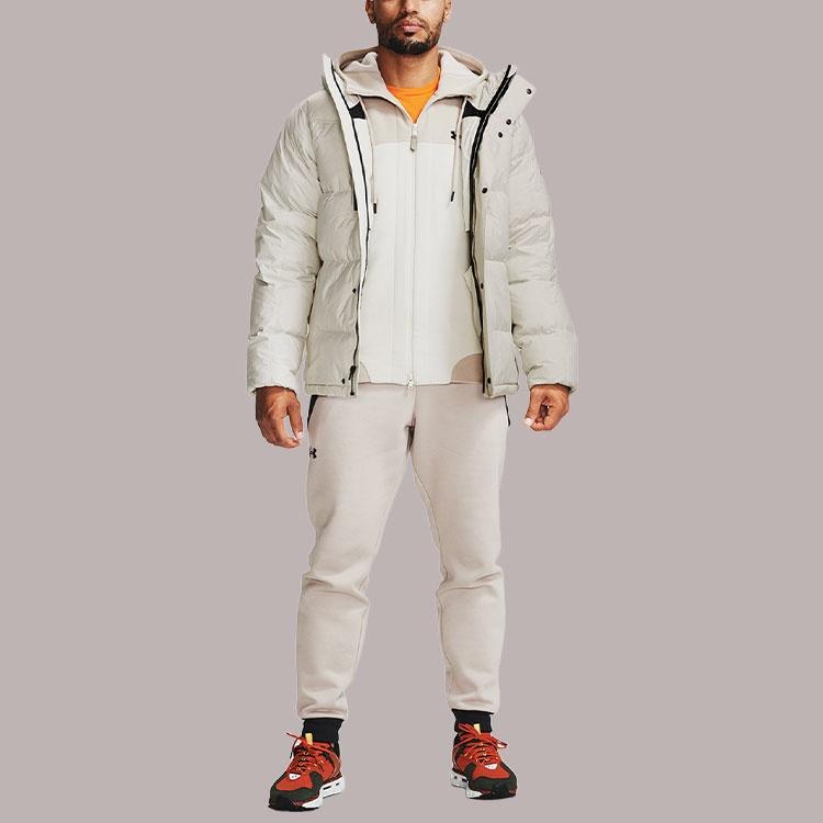 Under Armour Sportstyle Fleece Down Jacket 'White' Men's 1355853-110