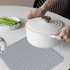Silicone Dish Drying Mat Multi-Use Silicone Dish Drying Mats Easy Clean Slip Resistant Kitchen Dish Drain Drying Pad For